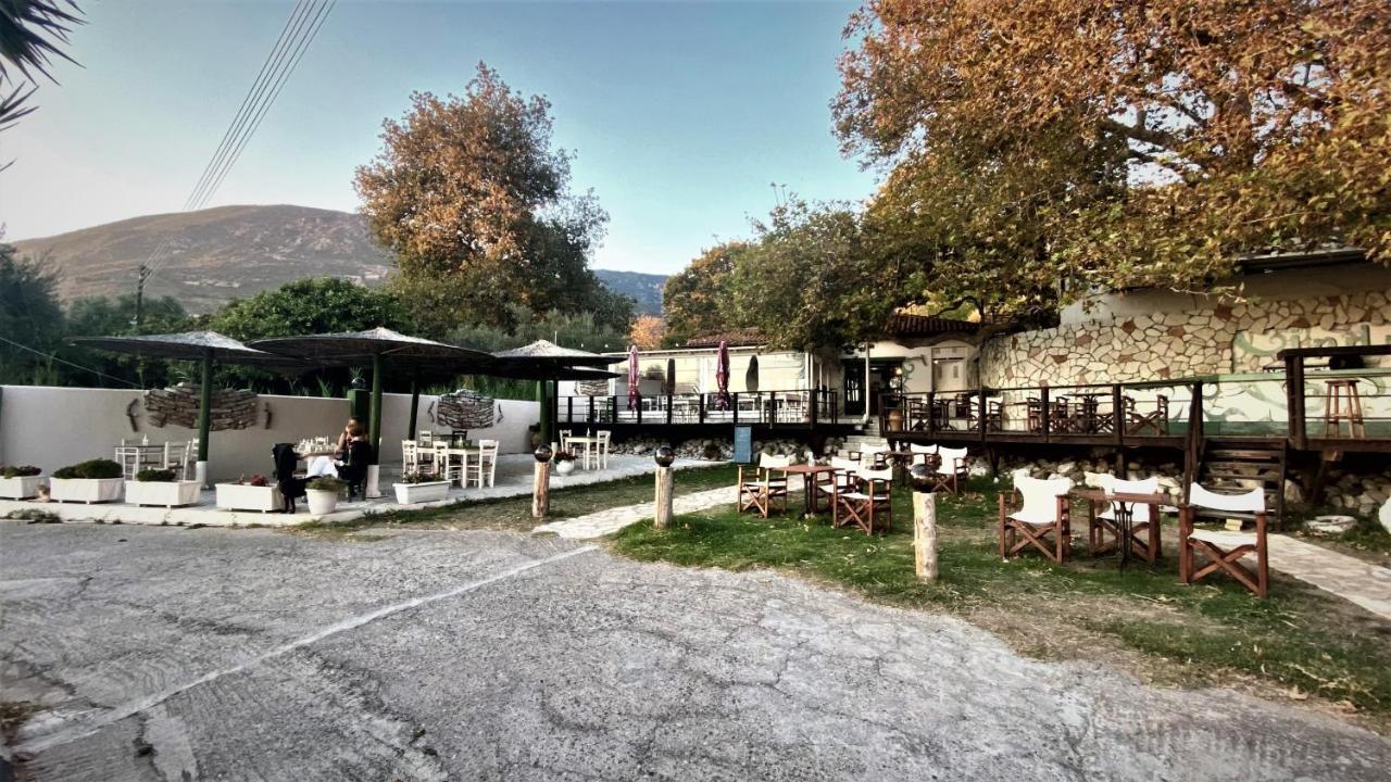 Willa Steinturm Mit Dach-Terrasse Zwischen Fluss, Meer Und Gebirge- Spiti Pirgos Paralia Sergoulas Zewnętrze zdjęcie